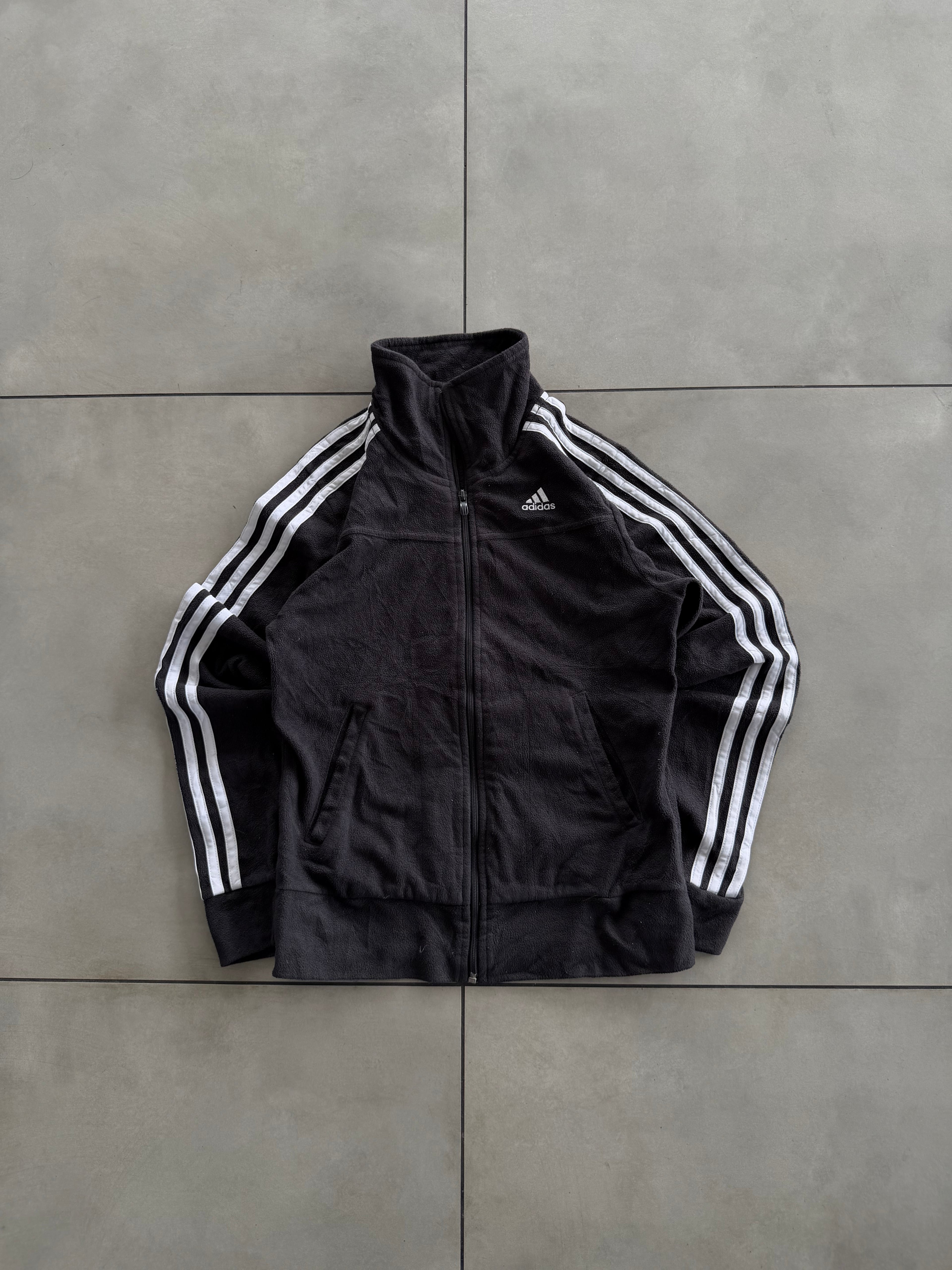 ADIDAS 80,s FLEECE VTG JACKET-XS