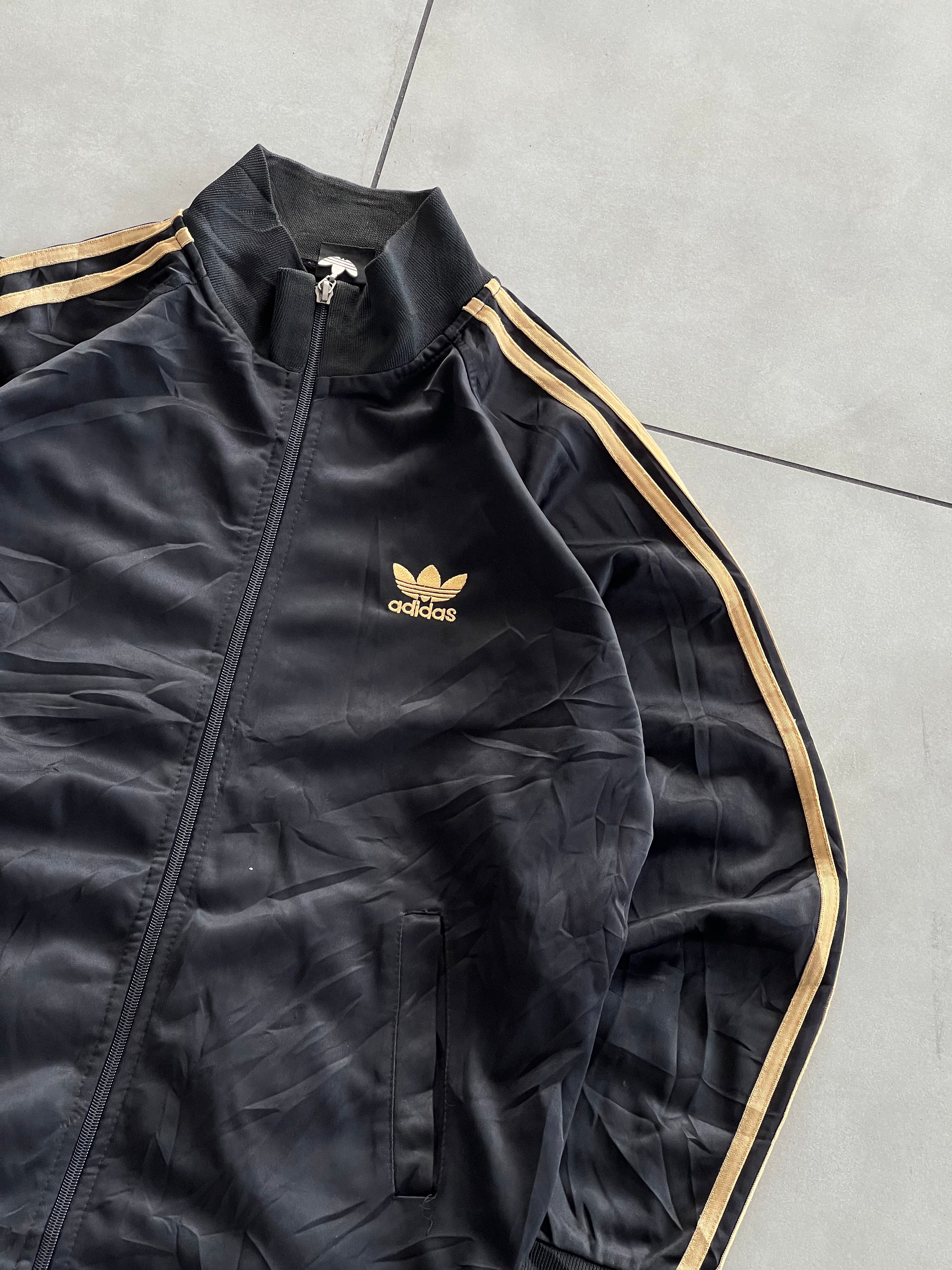 ADIDAS ORGINALS GOLDEN STRIPE VTG JACKET- M