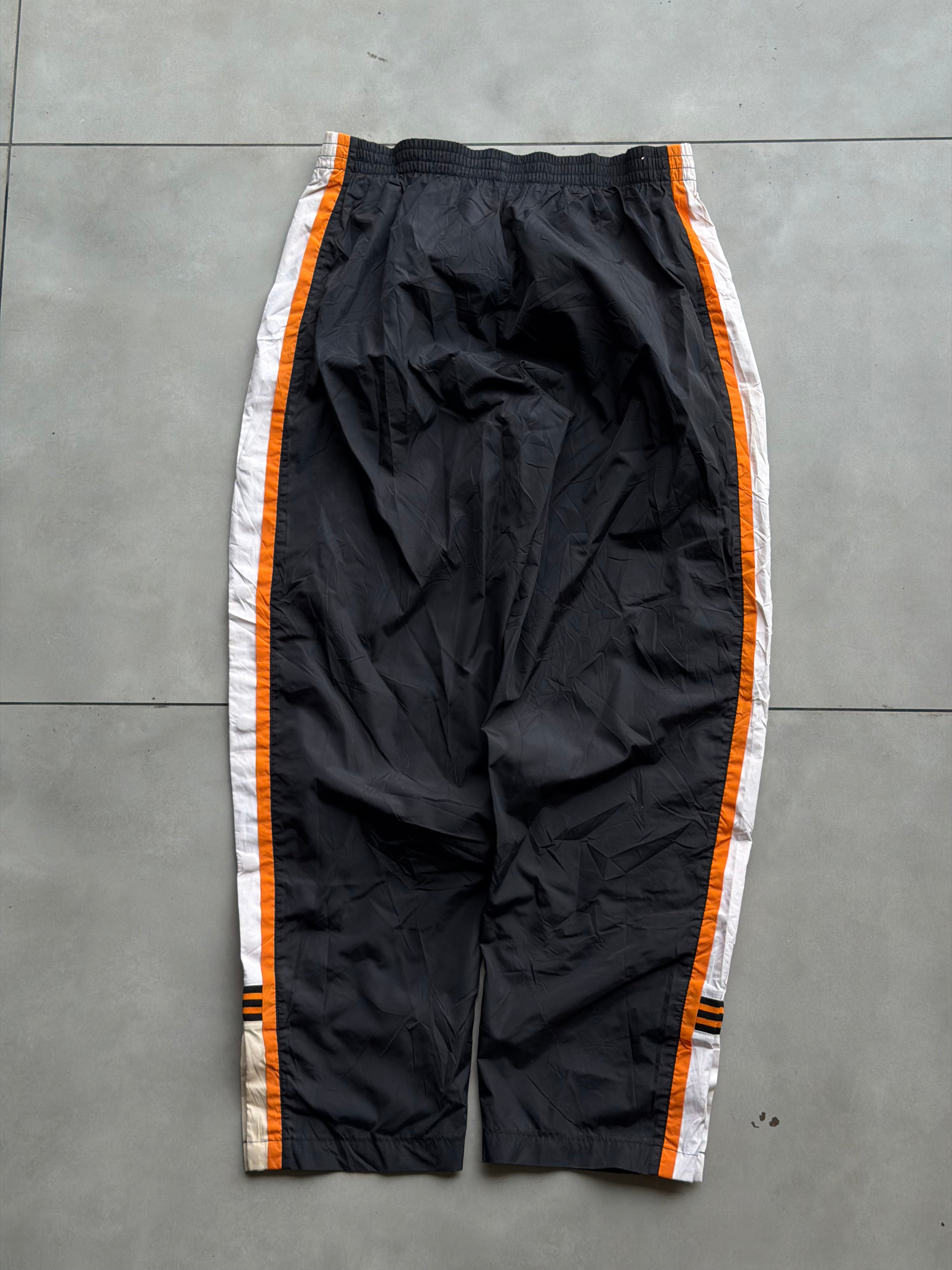 90’s NIKE NYLON SIDE SNAP BUTTON TRACK PANT- 34