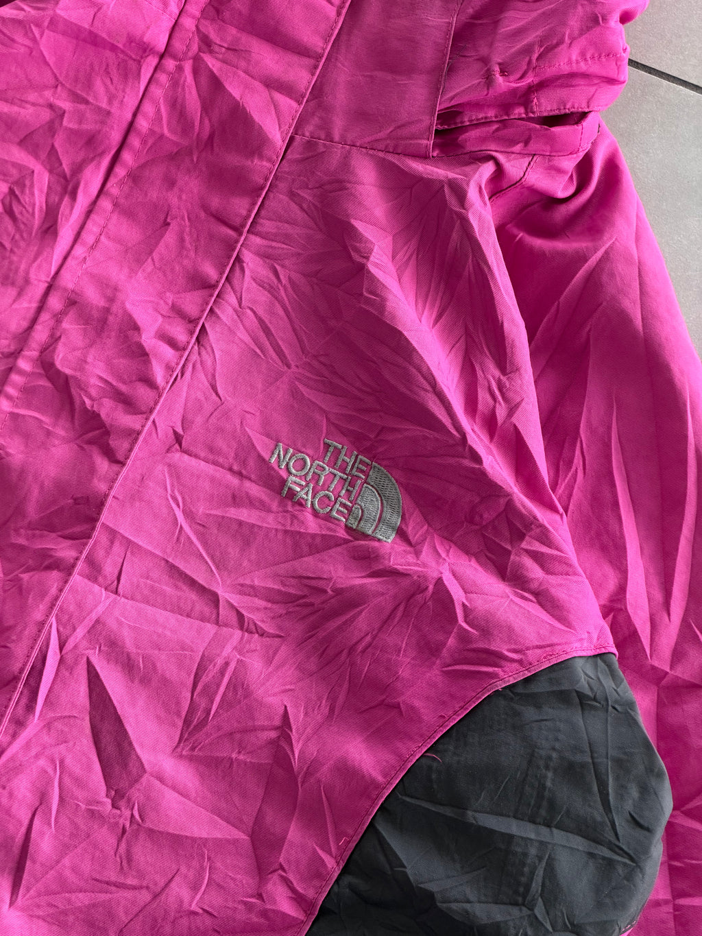 NORTH FACE HOODIE VTG JACKET- L