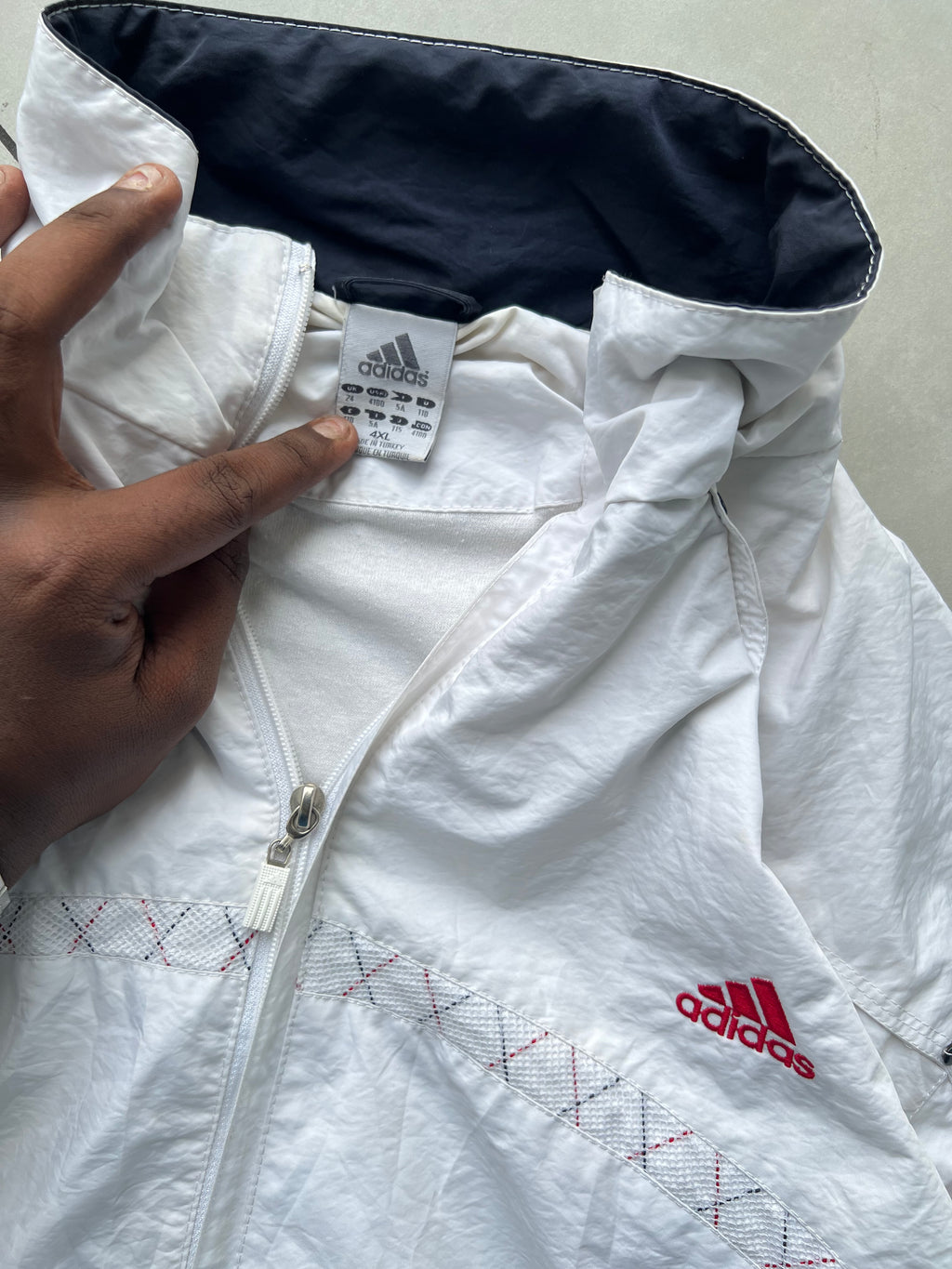 ADIDAS 3SHELL VINTAGE JACKET- XL