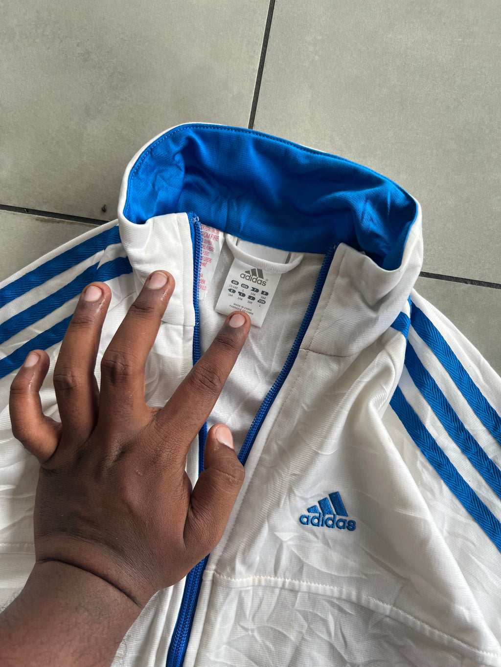 ADIDAS TRAINING STRIPE VTG JACKET- S