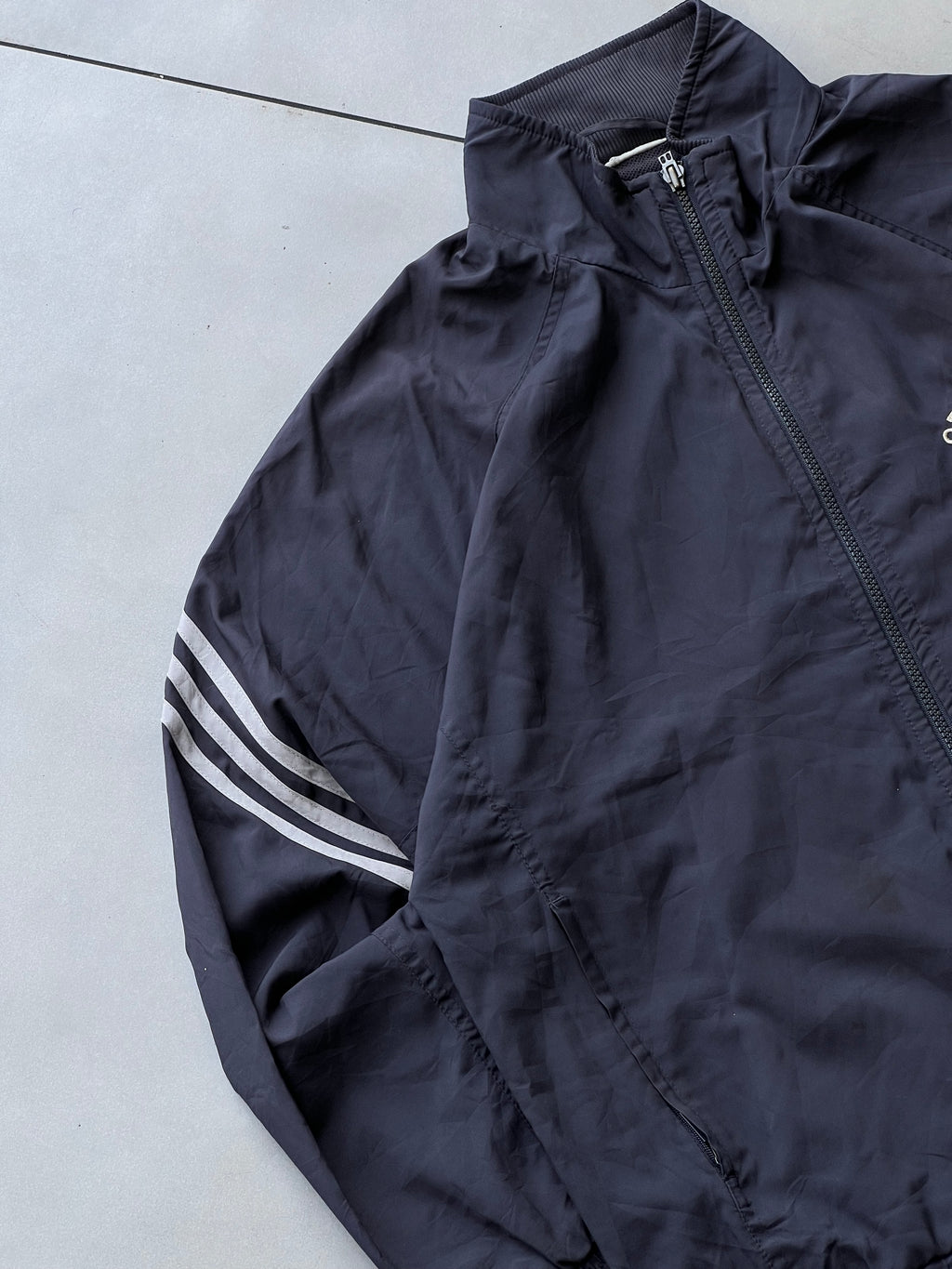 ADIDAS 1990s VTG STRIPE JACKET- L