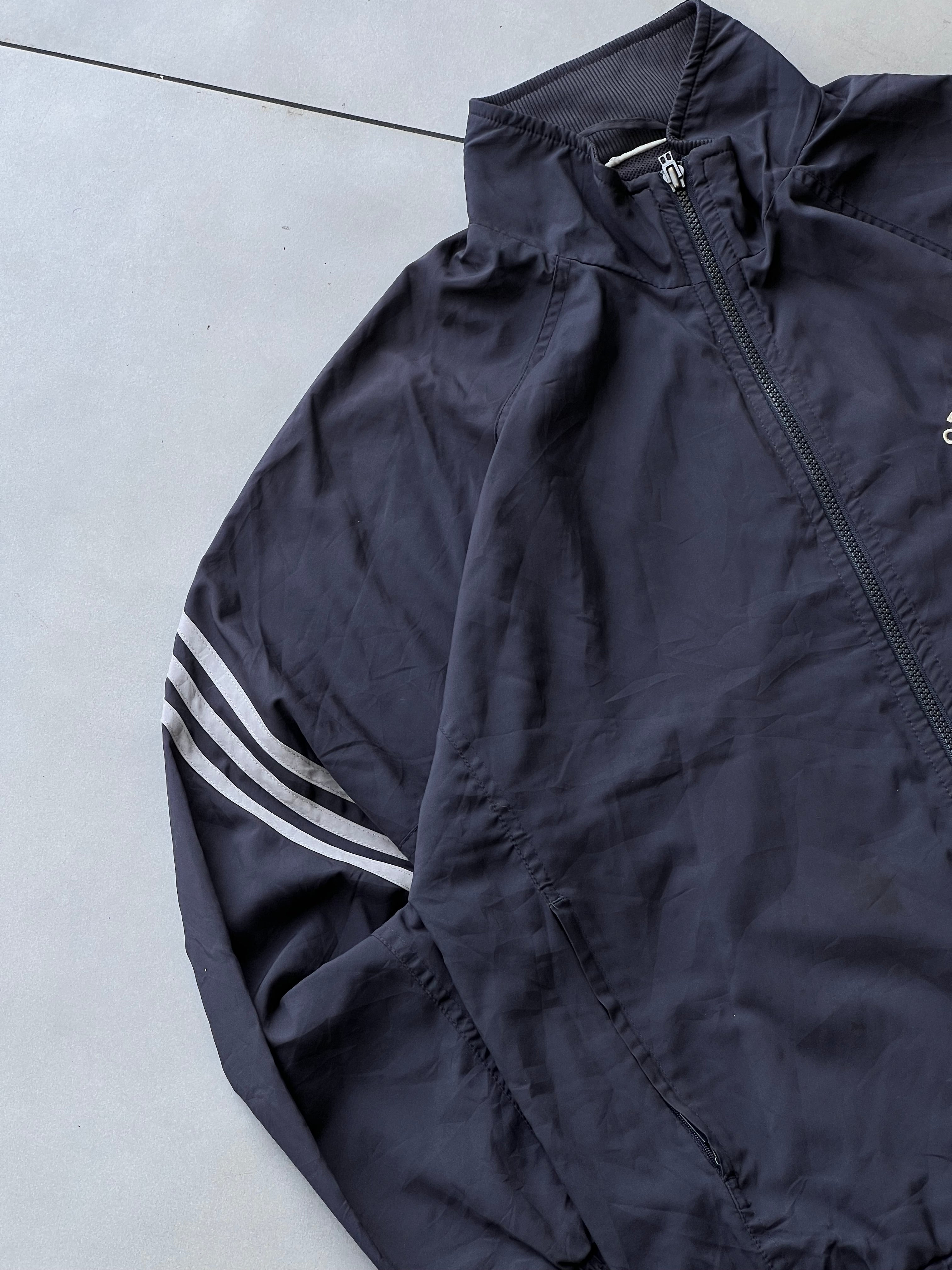ADIDAS 1990s VTG STRIPE JACKET- L