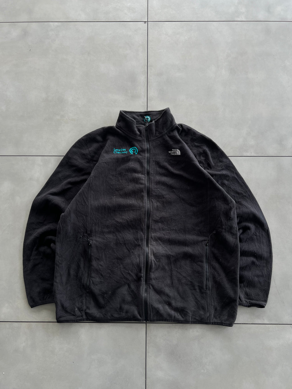 NORTH FACE FLEECE VINTAGE JACKET- XL