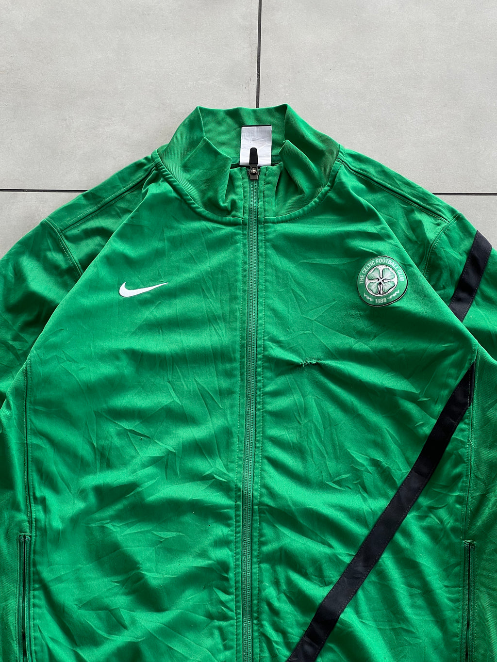 NIKE CELTIC FC TRACK FOOTBALL VINTAGE JACKET- S
