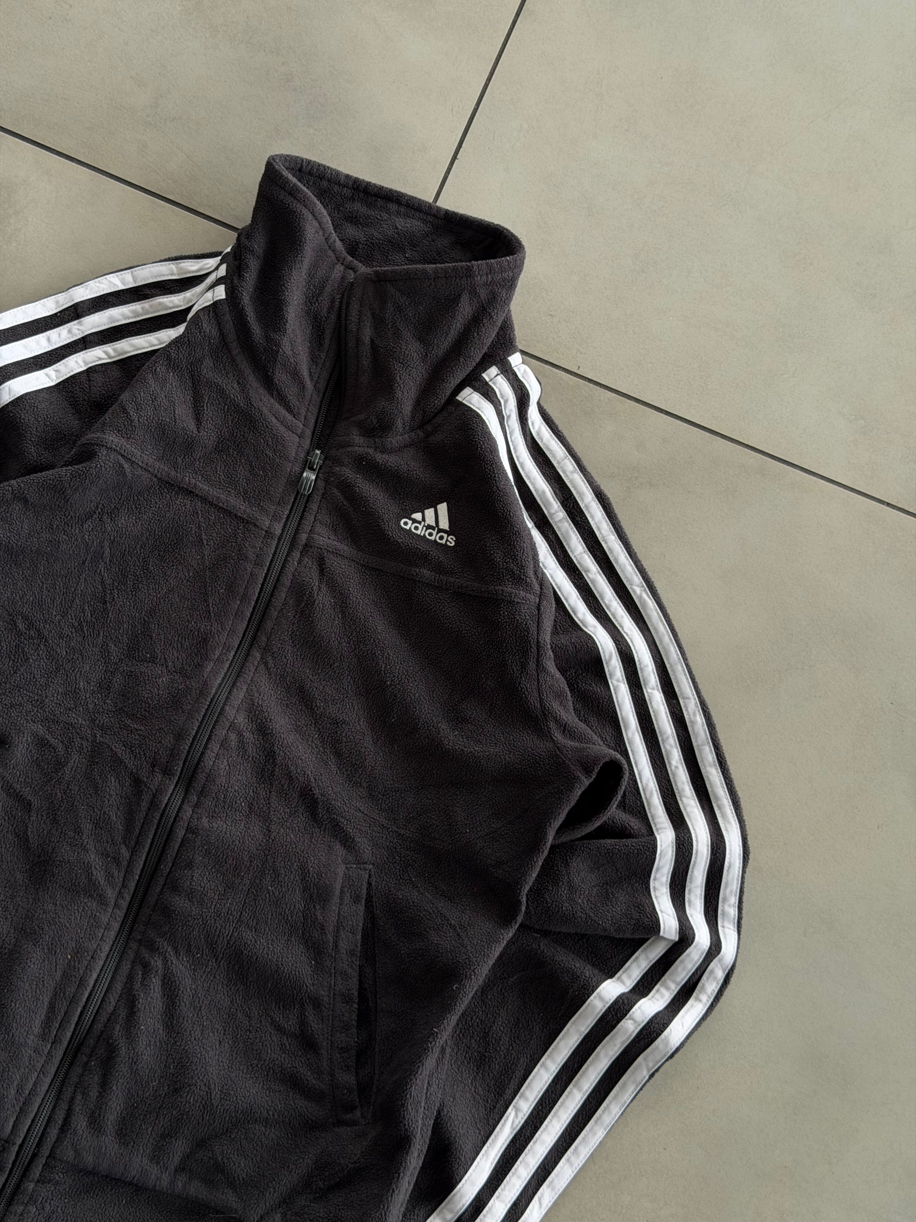 ADIDAS 80,s FLEECE VTG JACKET-XS