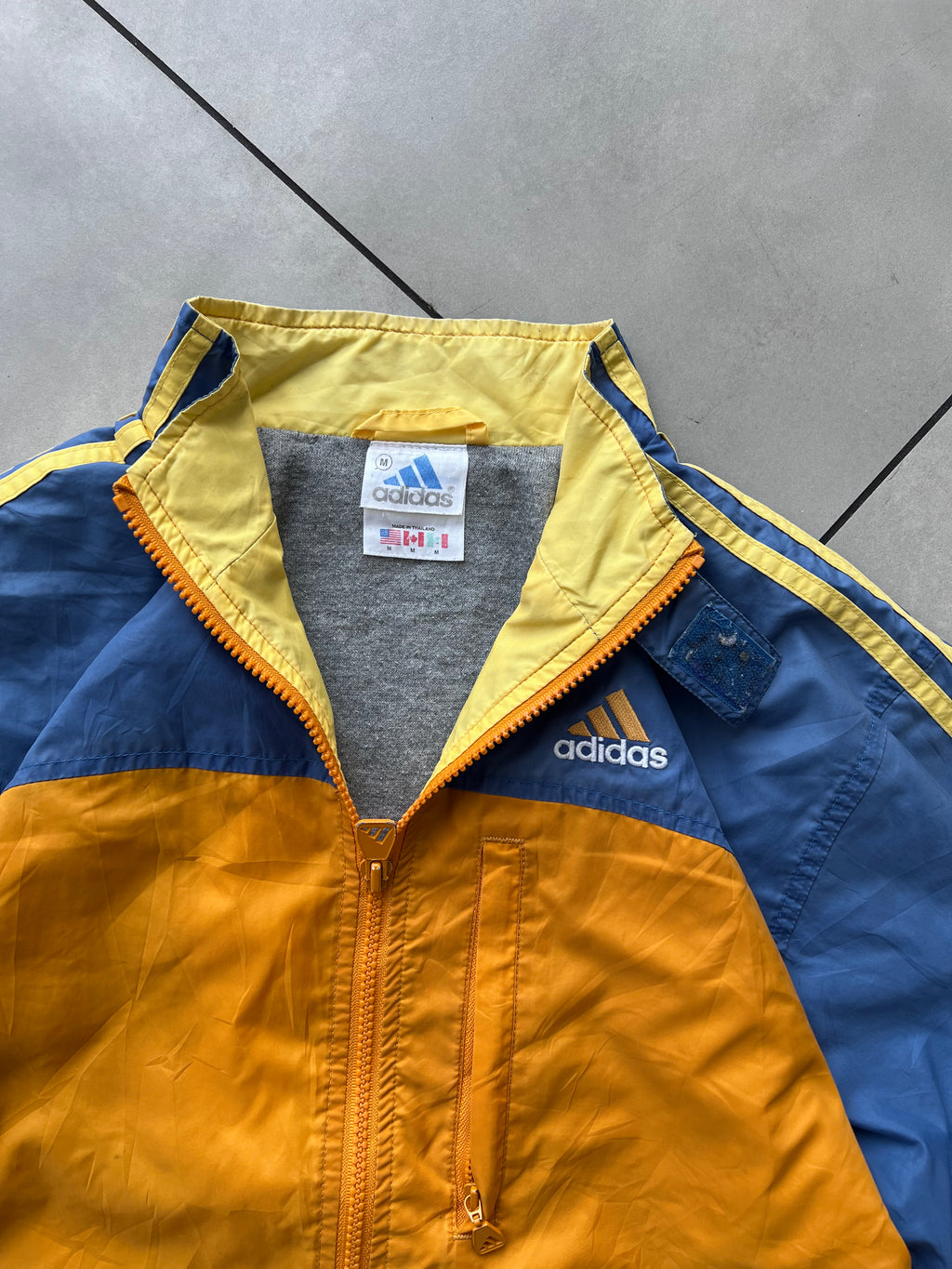 ADIDAS 1980s VTG JACKET- S