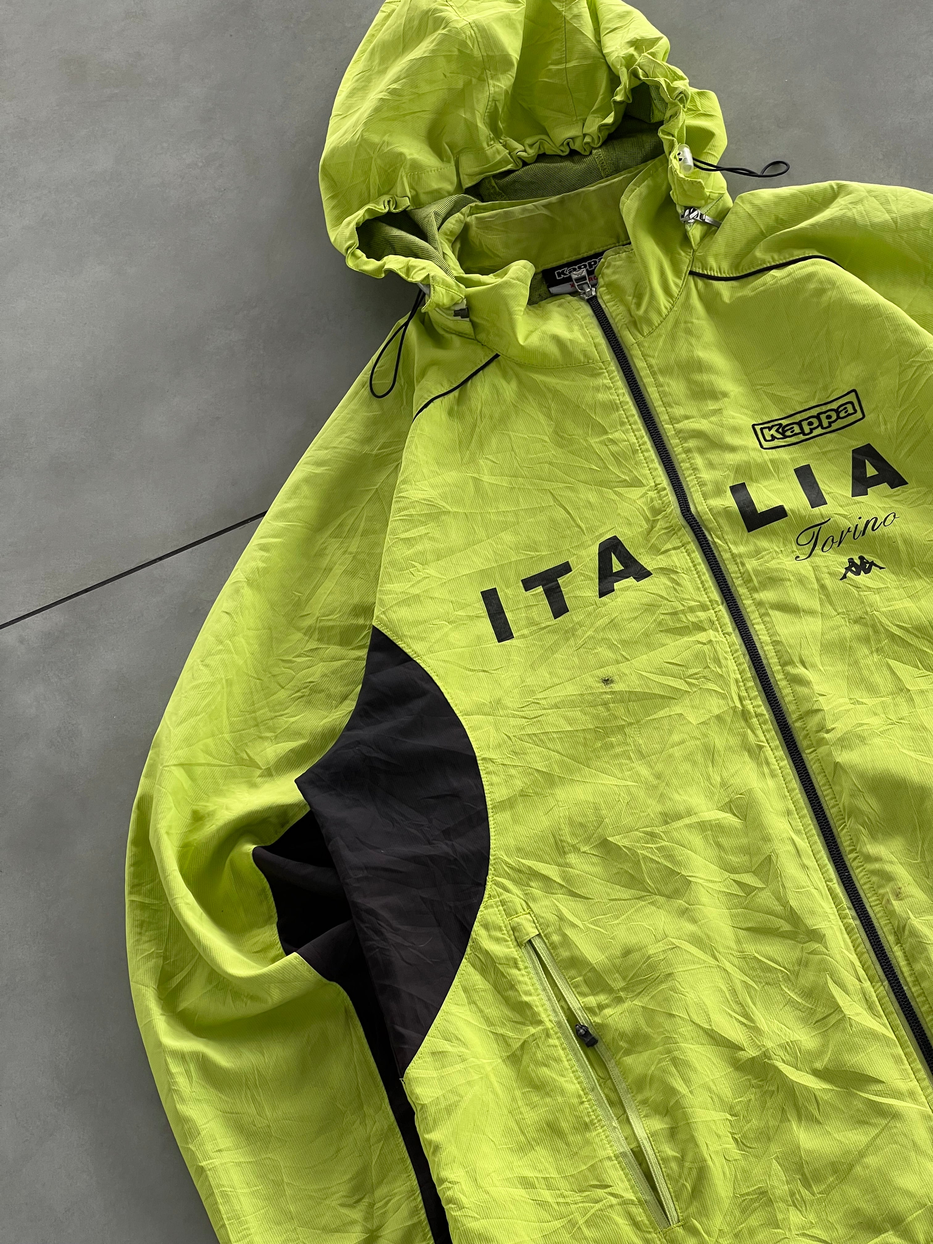ITALIA HOODIE VTG FOOTBALL- XL