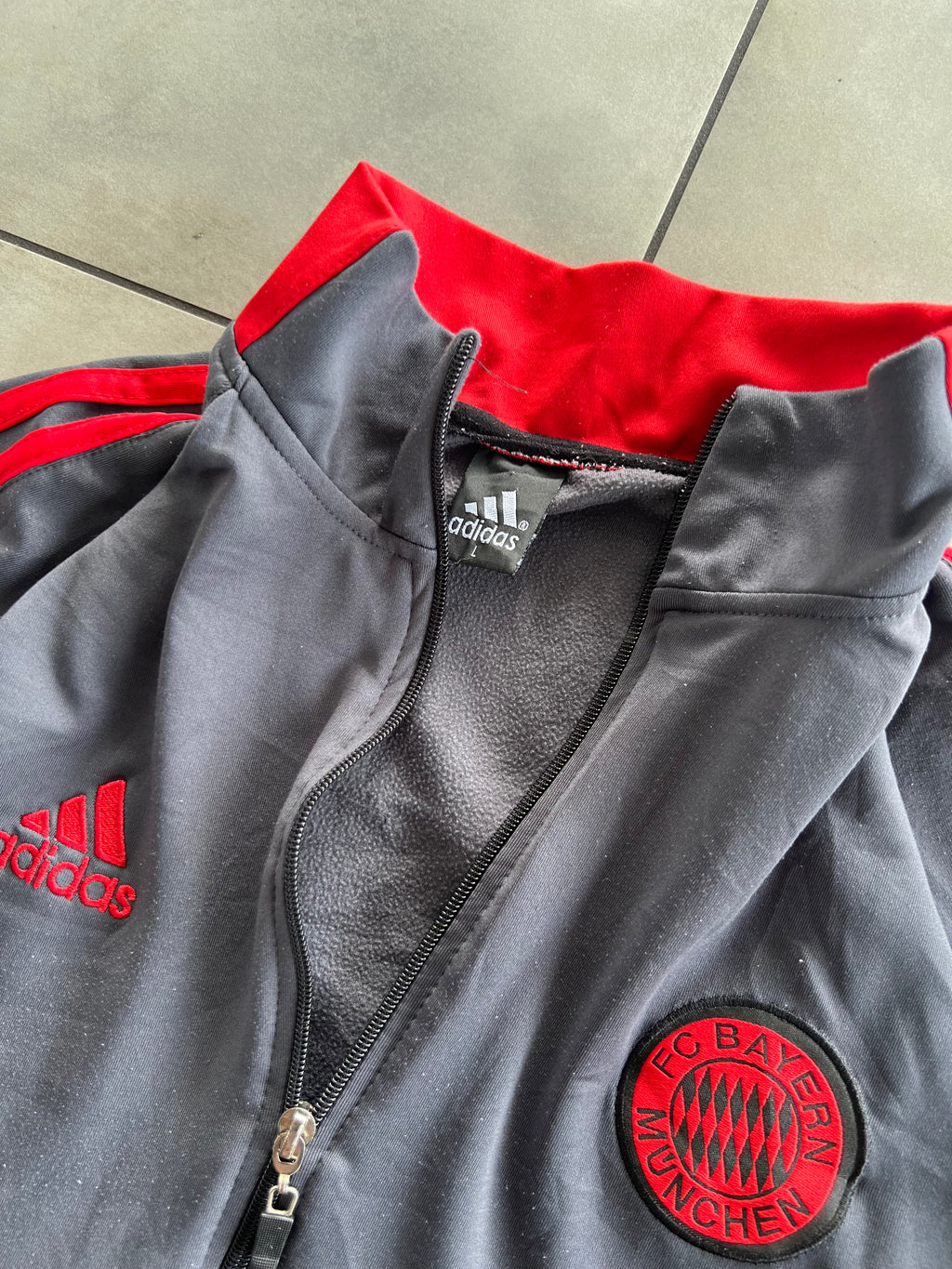 BAYERN VINTAGE FOOTBALL JACKET- M