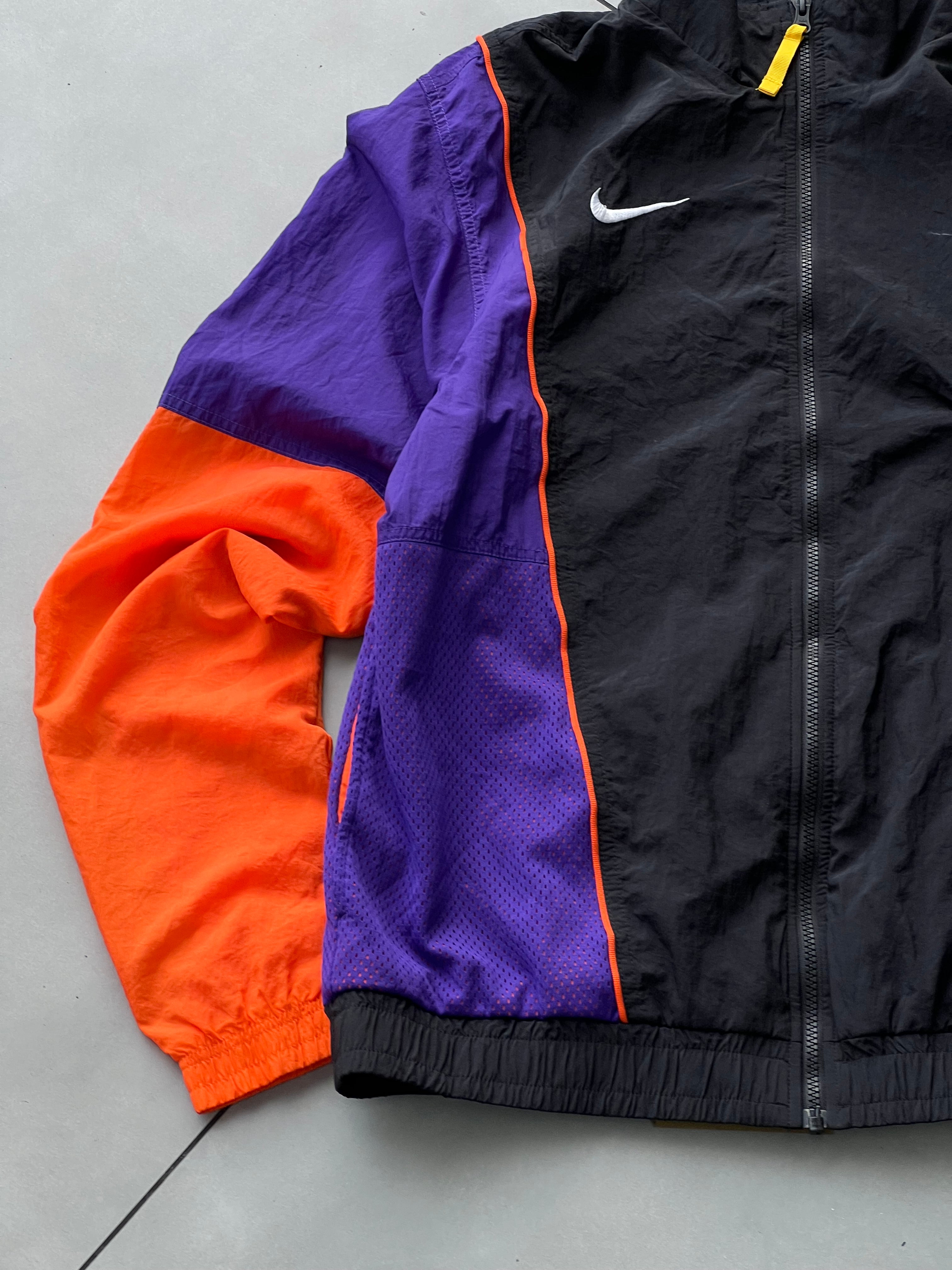 80’s NYLON MUTLICOLOR VTG JACKET- L