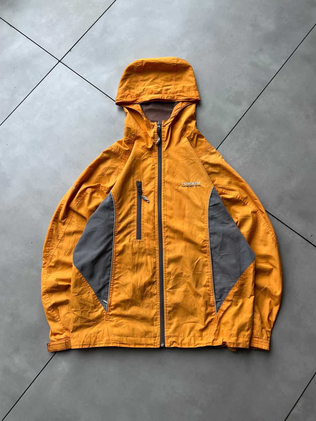 VINTAGE KAPPA HOODIDED MOG JACKET-M