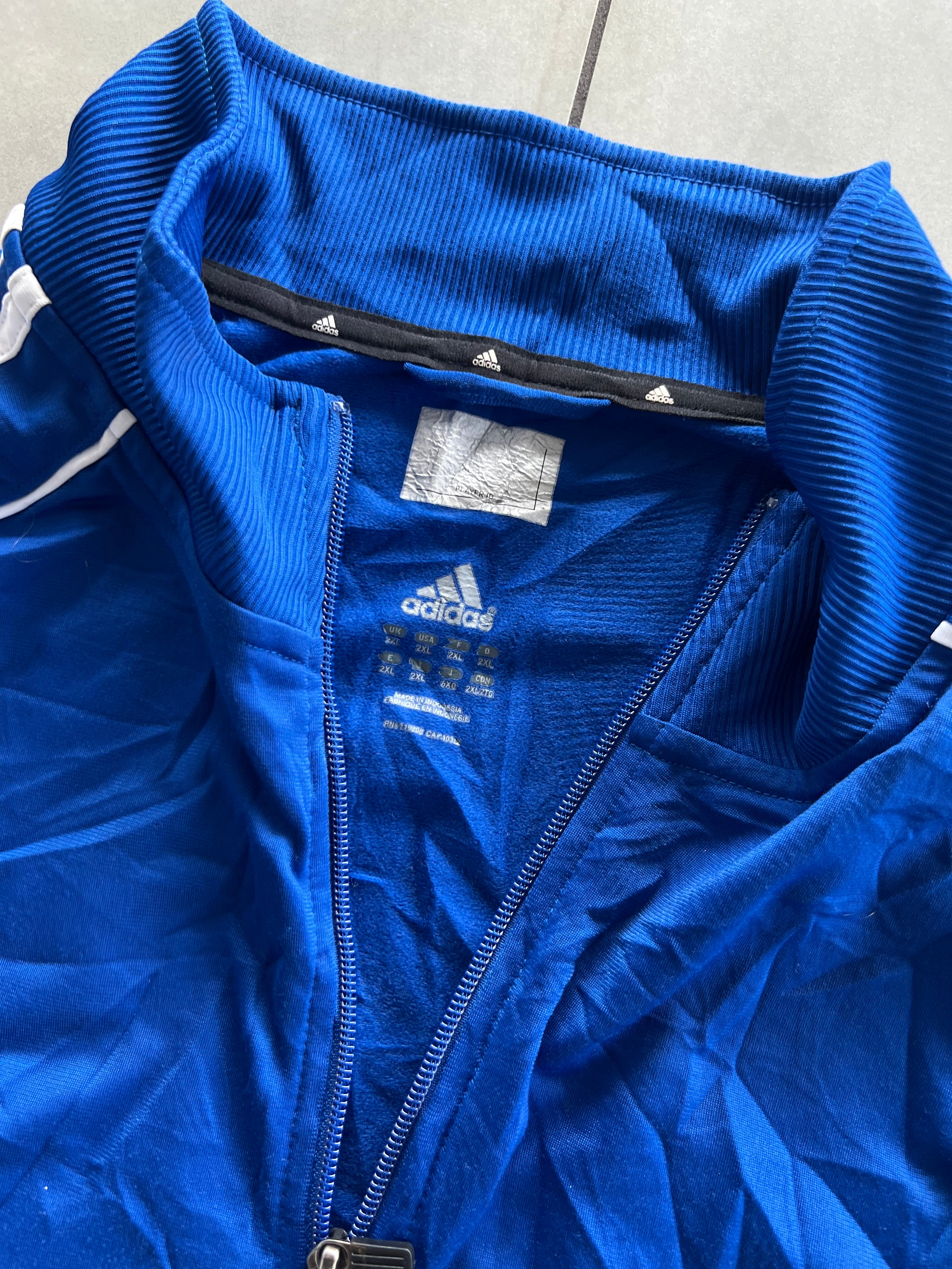 ADIDAS BLUE STRIPE VINTAGE JACKET- XXL