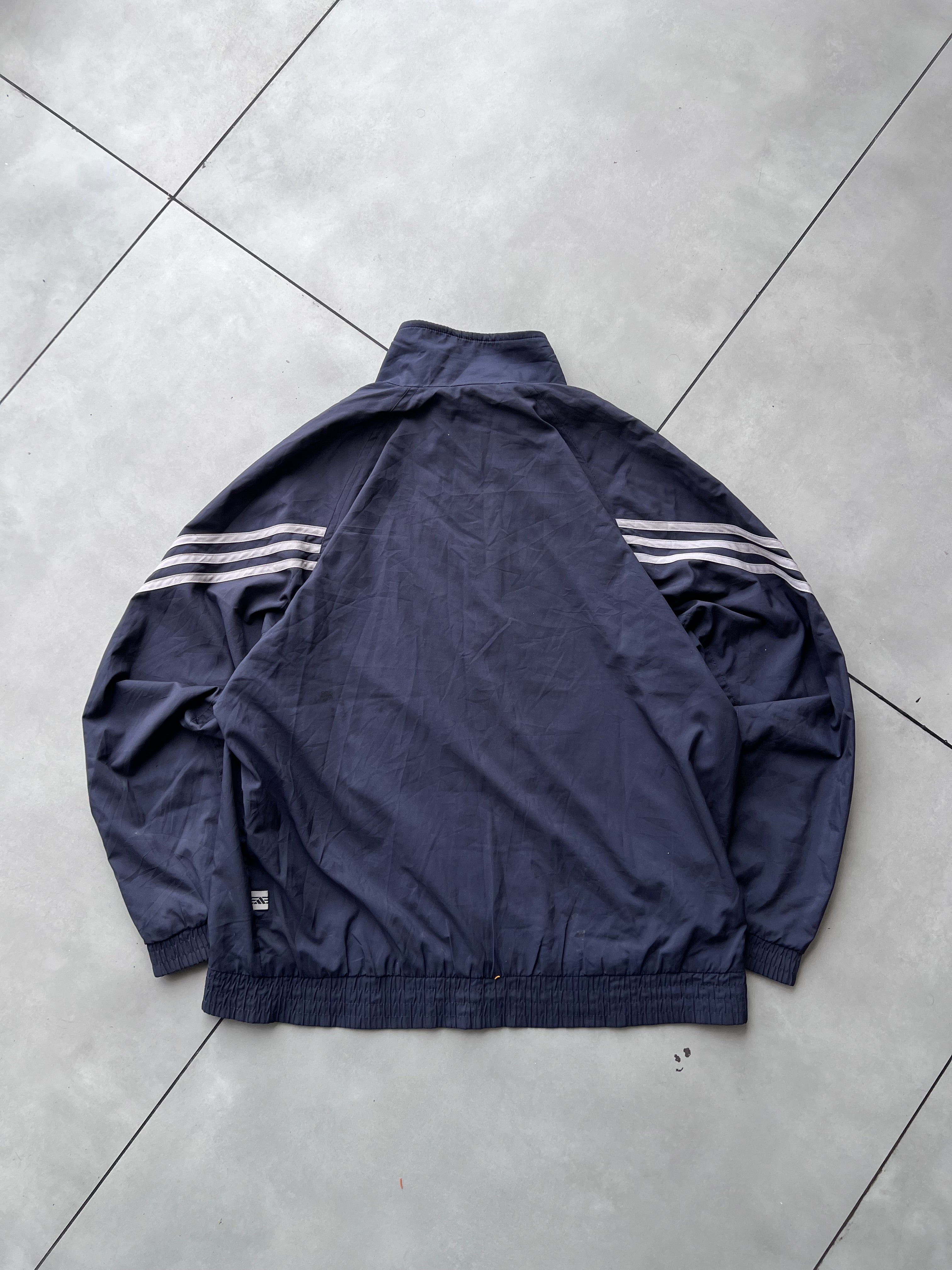 ADIDAS 1990s VTG STRIPE JACKET- L