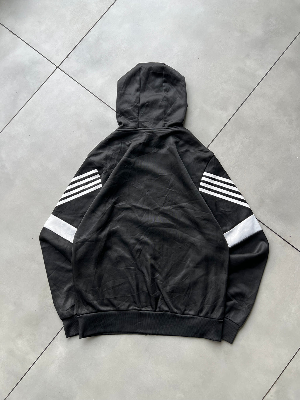 ADIDAS ORINGALS HOODIED VTG JACKET-S